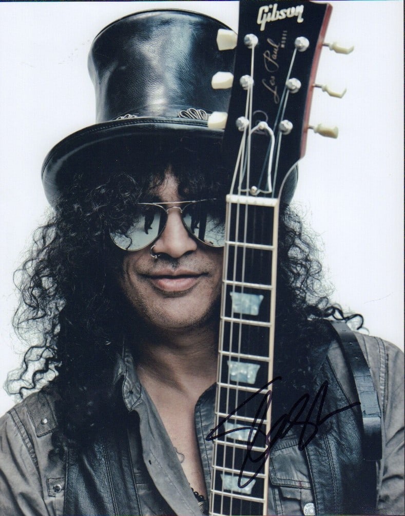 Slash signed photograph (1 of 1)