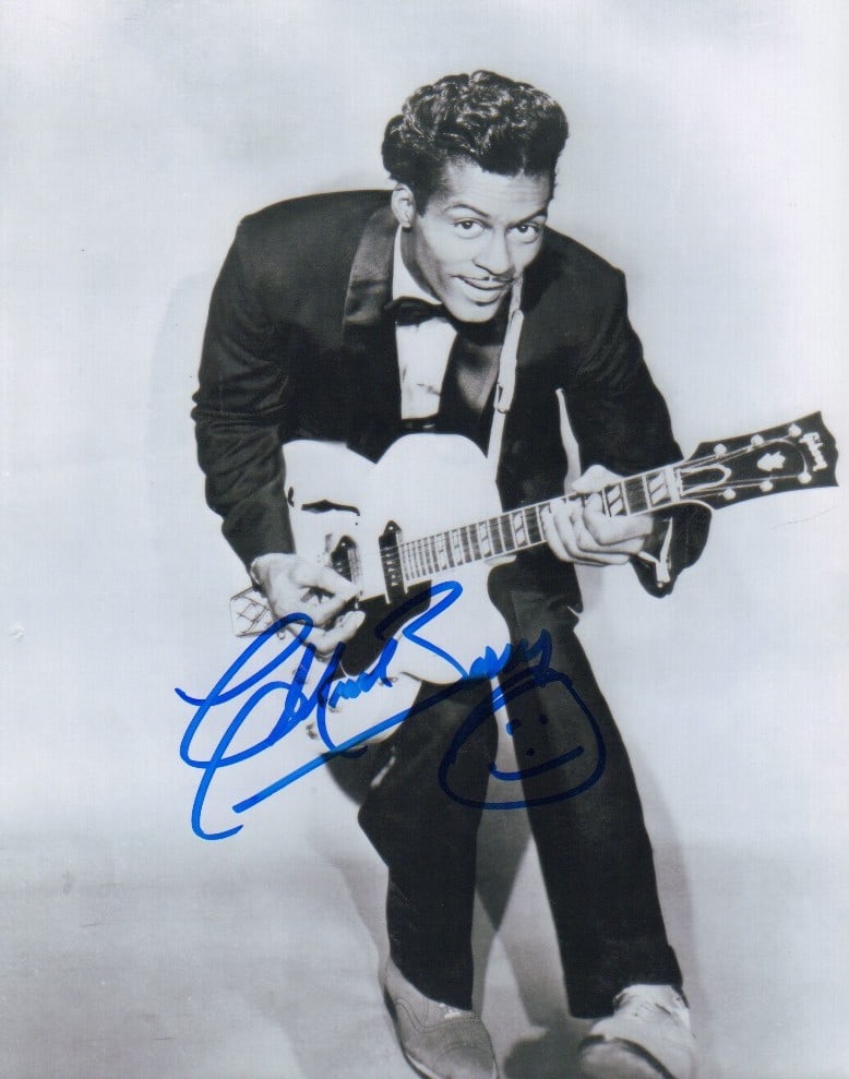 Chuck Berry signed photograph (1 of 1)