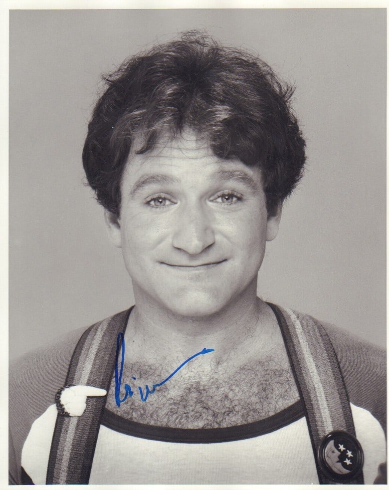 Robin Williams signed photograph (1 of 1)