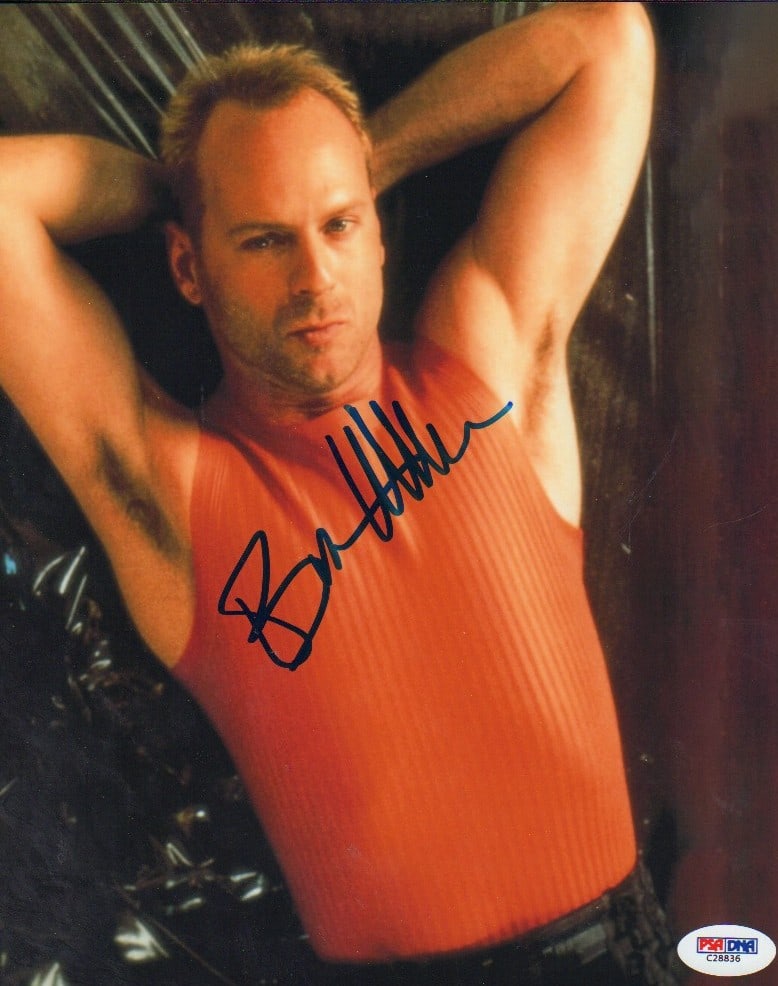 Bruce Willis signed photograph (1 of 1)
