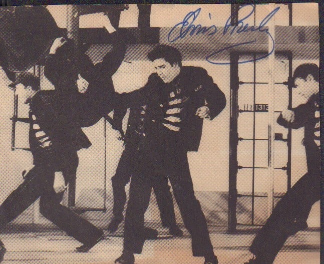 Elvis Presley signed photograph (1 of 1)