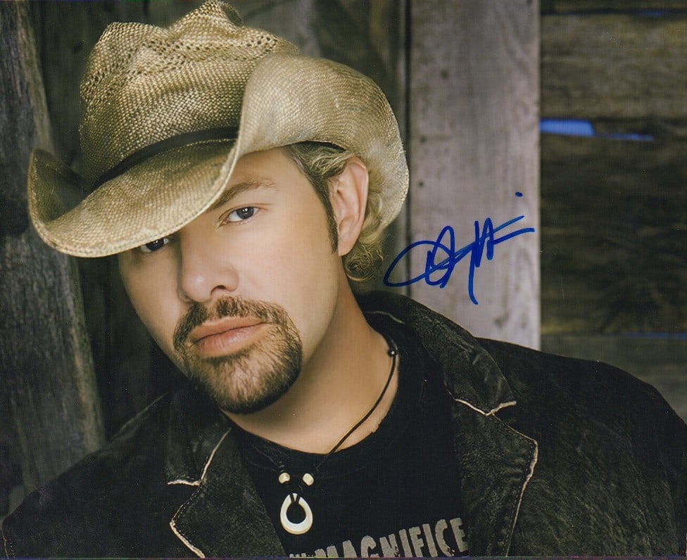 Tobey Keith signed photograph (1 of 1)