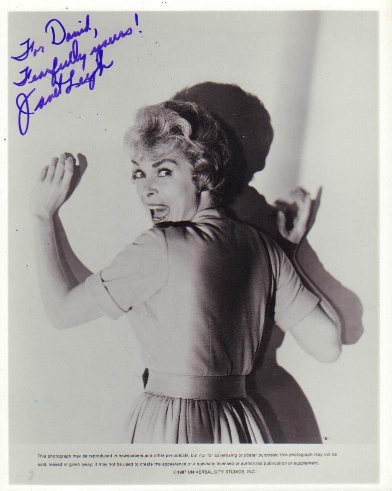 Janet Leigh signed photograph (1 of 1)
