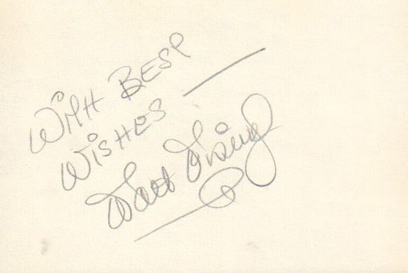 Walt Disney signed card (1 of 1)