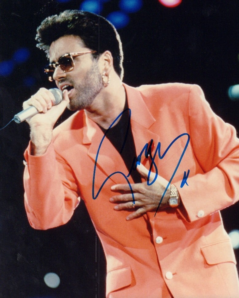 George Michael signed photograph (1 of 1)