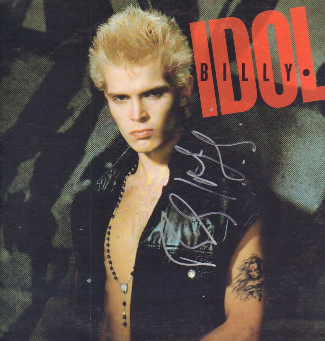 Billy Idol signed LP (1 of 1)