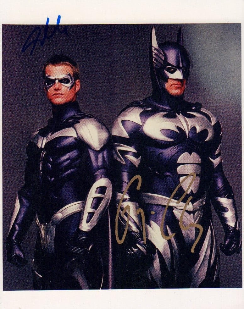 Batman and Robin signed photograph (1 of 1)