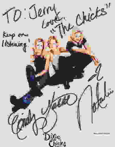 Dixie Chicks signed photograph