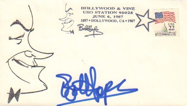 Bob Hope signed FDC (1 of 1)