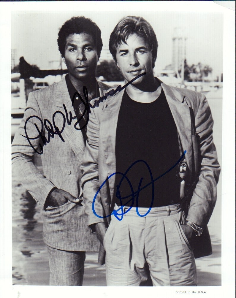 Miami Vice cast signed photograph (1 of 1)