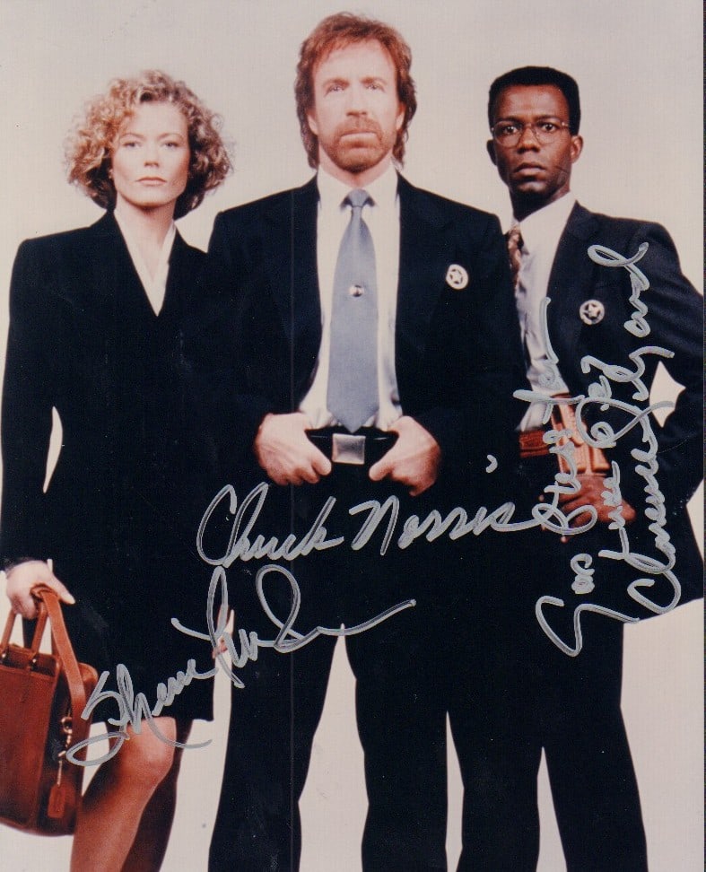 Walker Texas Ranger cast signed photograph (1 of 1)