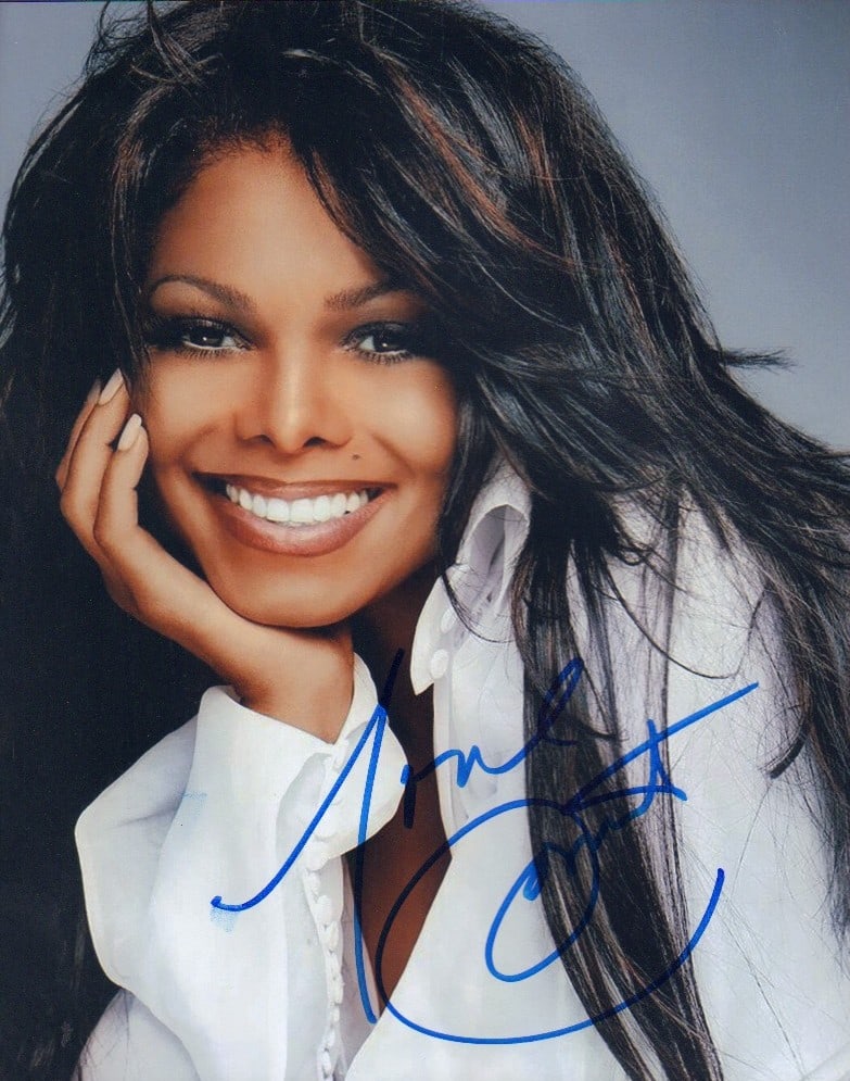 Janet Jackson signed photograph (1 of 1)