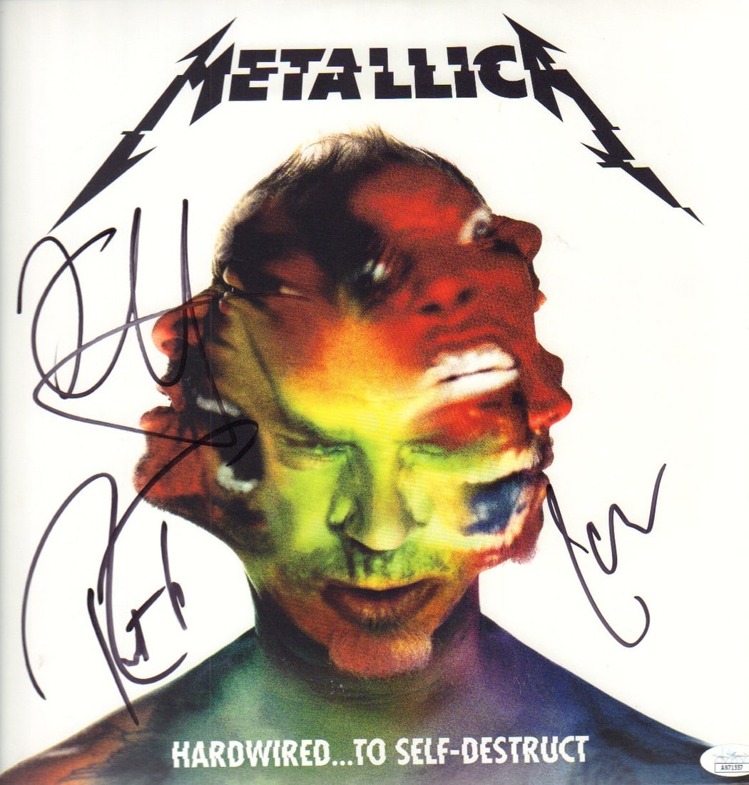 Metallica signed LP (1 of 1)