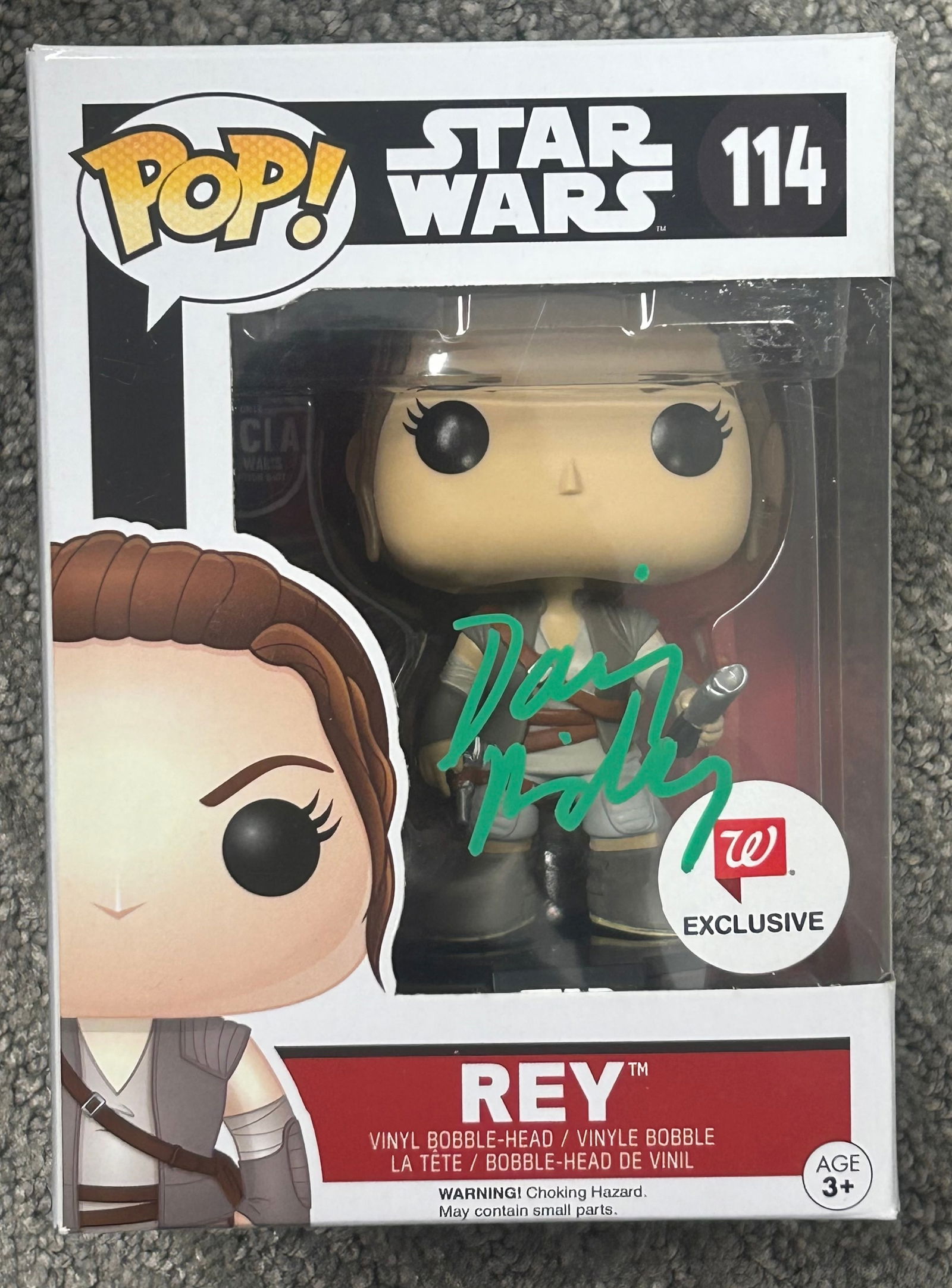 Daisy Ridley signed POP vinyl (1 of 1)