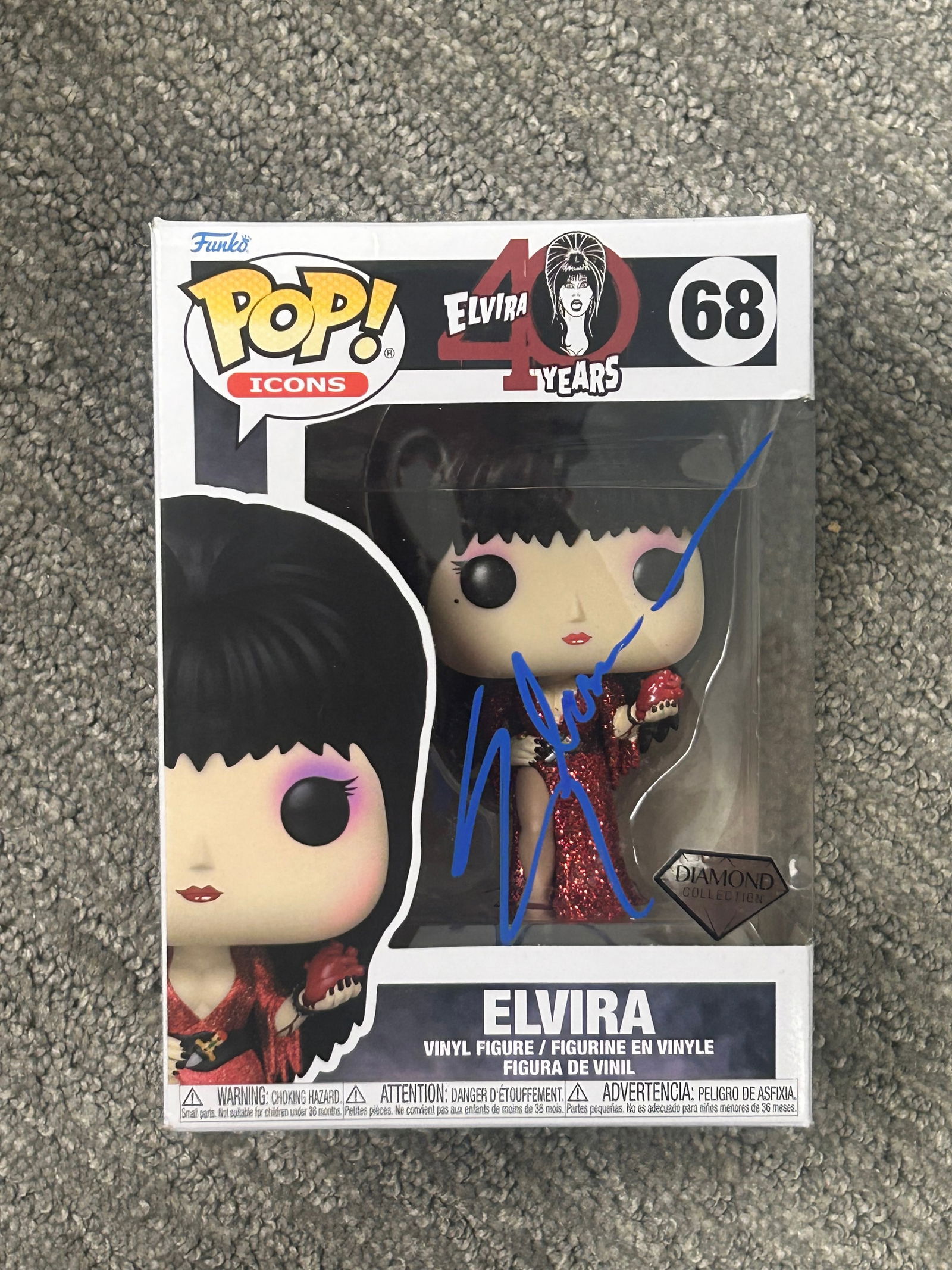 Elvira signed POP vinyl (1 of 1)