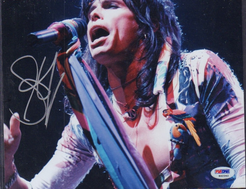 Steven Tyler PSA signed photograph (1 of 1)