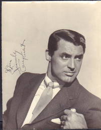 Cary Grant signed photograph