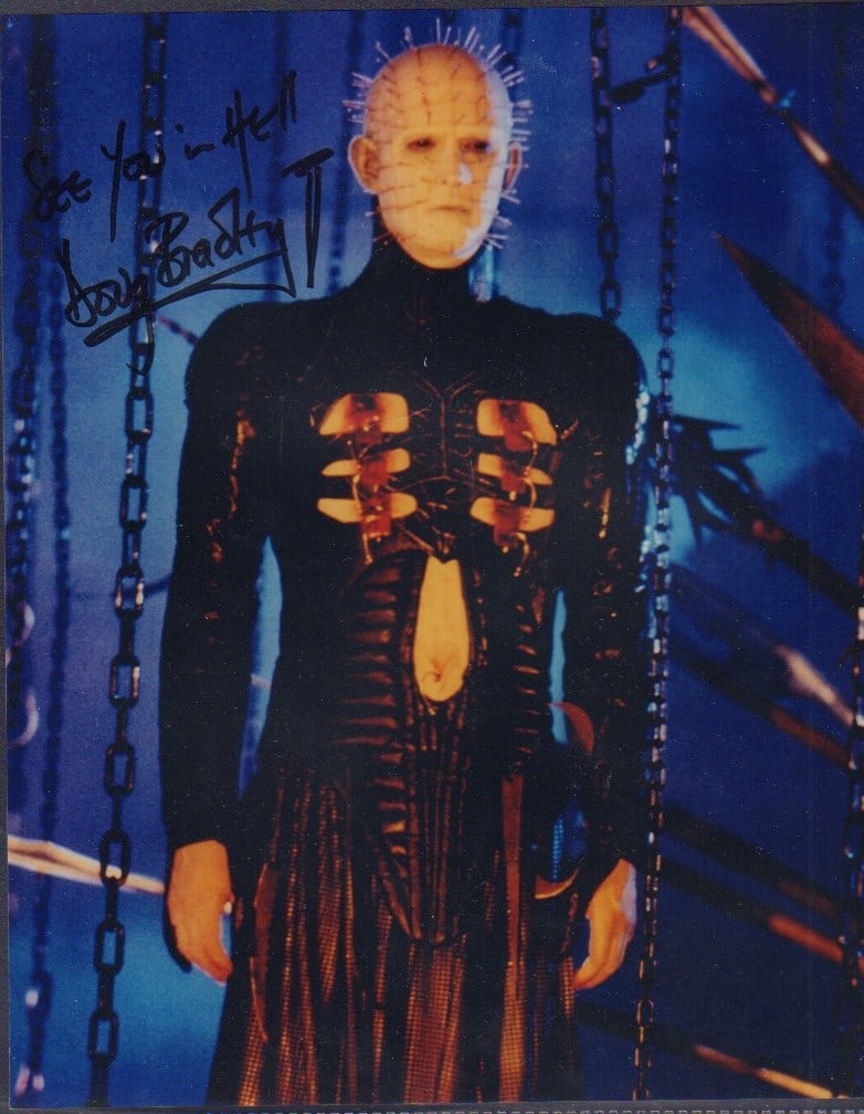 Doug Bradley signed photograph (1 of 1)
