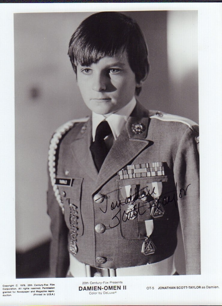Jonathan Scott Taylor rare signed photograpah (1 of 1)