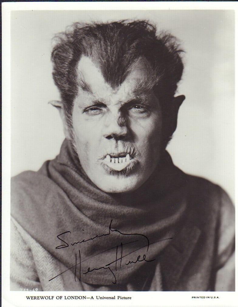 Henry Hull signed photograph (1 of 1)