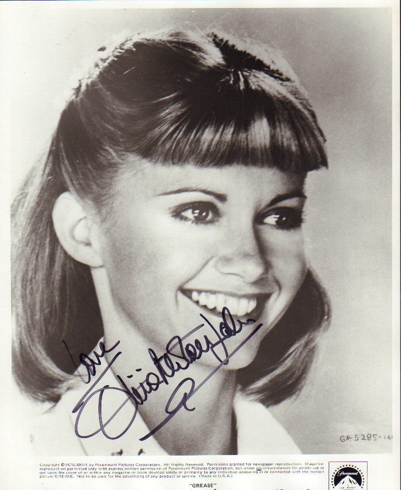 Olivia Newton John signed photograph (1 of 1)