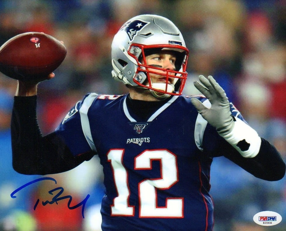Tom Brady signed photograph (1 of 1)
