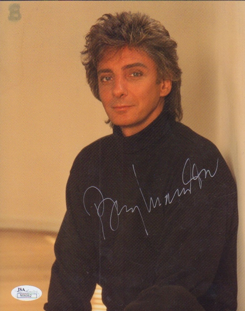 Barry Manilow signed photograph (1 of 1)