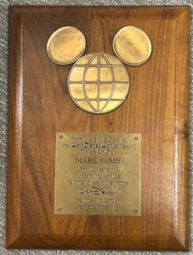 Walt Disney Resort Employee award