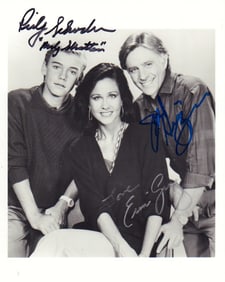 Silver Spoons cast signed photograph