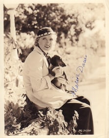 Marion Davies signed photograph