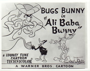 Chuck Jones signed photograph