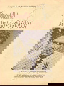 Ronald Reagan signed program