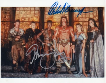 Conan partial cast signed photograph