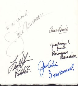 BAT villains signed ensemble