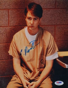 Edward Norton signed photograph