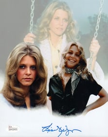 Lindsay Wagner signed Bionic Woman photograph