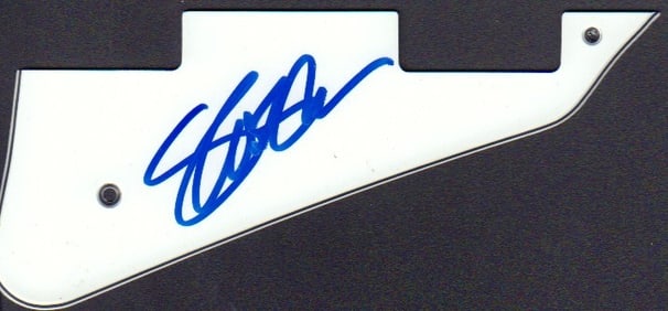 Slash pickguard guitar signed