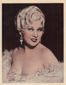Mae West signed photograph