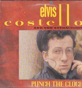 Elvis Costello signed LP