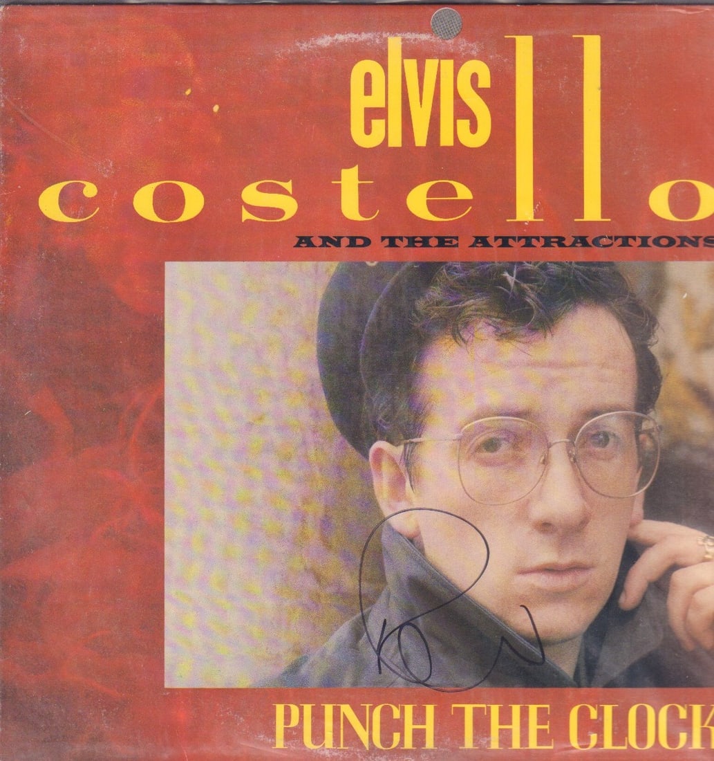 Elvis Costello signed LP (1 of 1)