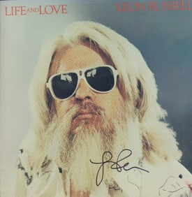 Leon Russell signed LP