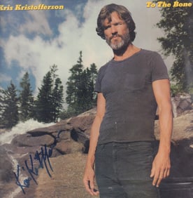 Kris Kristofferson signed LP