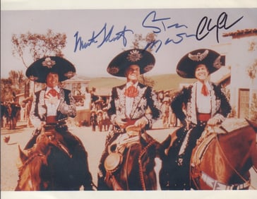 The Three Amigos signed cast photograph