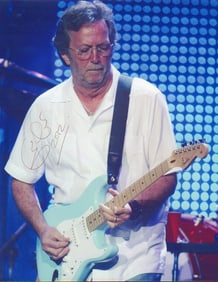 Eric Clapton signed photograph