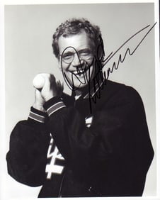 David Letterman signed photograph