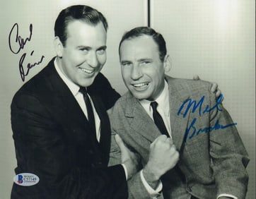 Reiner and Brooks signed photograph