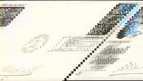 Marc Chagall signed FDC