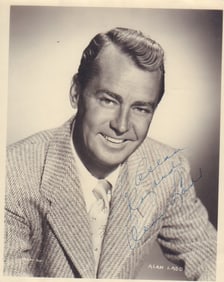 Alan Ladd Jr signed photograph