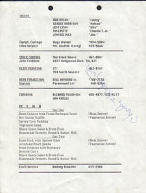 Tom Petty RARITY signed