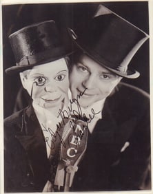 Edgar Bergen signed photograph